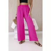 Pink wide trousers