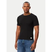 Calvin Klein Jeans Majica LV04RG214G Črna Slim Fit
