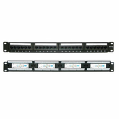 XtendLan Patch panel 19, 24 priključkov, Cat5e