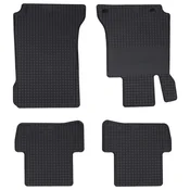vidaXL Avto preproga 4 pcs Črna primeren za C-Class W205 4D zadnji