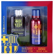 EP Line FC Barcelona darilni set I. toaletna voda 100 ml + dezodorant v prĹˇilu 150 ml