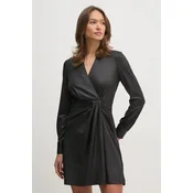 DKNY Cocktail obleka DD4JL26A Črna Slim Fit