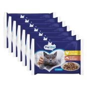 PreVital Macka Konzerva piletina/losos u umaku 28 x 100 g