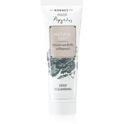 Korres Mask&Scrub Natural Clay globoko ÄŤistilna maska 18 ml