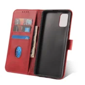 Onasi Wallet denarnica usnjena preklopna torbica Xiaomi 12T/12T Pro - rdeča