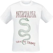 Nirvana Serve The Servants White L Majica