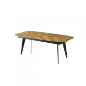 Hanah Home LR 951 Trpezarijski sto, Braon-Crni