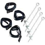 Set za sidranje za trampoline Trampoline Anchor Set Exit Toys kovinski 4 kom