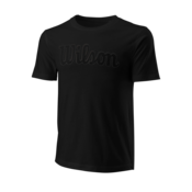 Pánské tričko Wilson Script Eco Cotton Tee Black L