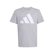 ADIDAS SPORTSWEAR Funkcionalna majica Essential pegasto siva/bela
