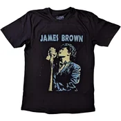James Brown Majica Holding Mic Unisex Black XL