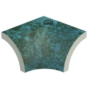 Unutarnji kut Gres de Aragon Ocean Green River, mm