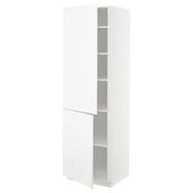 METOD Visoki element s policama/2 vrata, bela/Ringhult bela, 60x60x200 cm