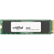 Crucial E100 1TB SSD PCIe 4.0 Gen4 M.2 2280 NVMe, Read/Write: 5000/3000 MB/s CT1000E100SSD8