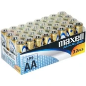 Maxell alkalne baterija LR-6/AA, 32 komada