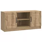 vidaXL TV omarica Artisan hrast 102 x 34,5 x 47 cm Inženirski les