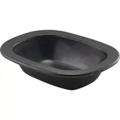 GENWARE Skleda iz nerjavečega jekla, PVD prevleka, 35 mm, dolžina: 155 mm, črna