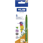 Flomasteri Milan - 5 boja