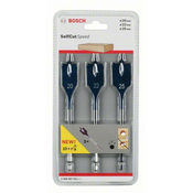 Bosch 3-delni set pljosnatih burgija za glodanje self cut speed 20,0 22,0 25,0 mm ( 2608587011 )