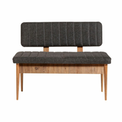 Conceptum Hypnose Trpezarijska klupa Vina Bank 110x85x40cm Bež-Antracit