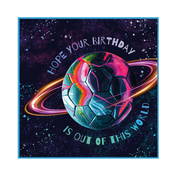 PARTISAN VOŠČILNICA BIRTHDAY WORLD PLANET FOOTBALL