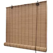 Rolo zavjesa od bambusa smeda boja 100 x 160 cm