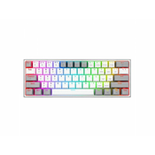 REDRAGON Fizz Pro K616 RGB Bežicna/žicna mehanicka gejming tastatura/ Belo-siva (K616-RGB-WG)