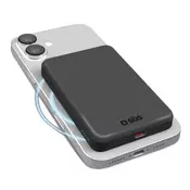 SBS Prenosna baterija SBS 5000 mAh MagSafe Qi2 TEBB5000QI2 črne barve