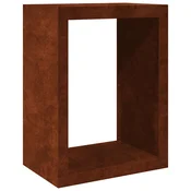 Vidaxl Stojalo za drva 60x40x80 cm Vremensko odporno jeklo