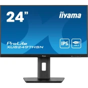 IIYAMA monitor XUB2497HSN-B1, 24, 1920 x 1080 (Full HD), IPS, 100 Hz, HDMI, DP, pivot