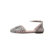 Next Odprte balerinke Forever Comfort® srebrna