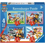 Ravensburger Puzzle Paw Patrol 4v1 (12, 16, 20, 24 kosov)