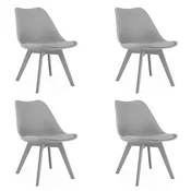 BE Stol MARK - siv/sive noge x 4