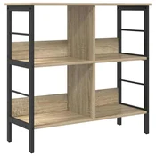 Vidaxl Knjižna polica Sonoma hrast 82 x 32 x 79 cm Konstruiran les
