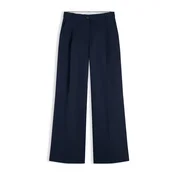 TOMMY HILFIGER Hlače na rob temno modra