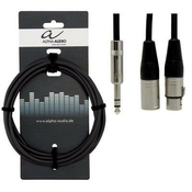 Vtični kabel (stereo – XLR (m) – XLR (f)) Alpha Audio Pro Line Gewa – različne dolžine