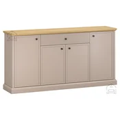Komoda Idello 4d1s - taupe/hrast kamniti
