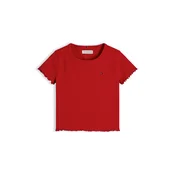 TOMMY HILFIGER Majica ESSENTIAL  rdeča