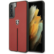 Ferrari FEOSIHCS21SRE S21 G991 red hardcase Off Track Leather Nylon Stripe (FEOSIHCS21SRE)