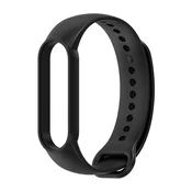 Amazfit Pašček za Mi Band, črne barve, gumijast