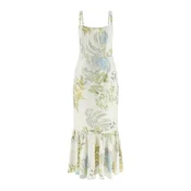 Guess Cocktail obleka W6GKA6 W2409 Svetlo bež Regular Fit