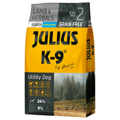 JULIUS K-9 Senior/Light z jagnjetino in zelišči - 10 kg