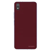 Silikonski prozorni ovitek za Xiaomi Redmi 7A - Burgundy red