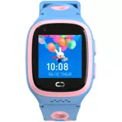 Canyon Kids Watch ZEFIR KW-49 E-SIM 4G GPS WiFi Video glazba igre engleskog jezika, ružičasto-plavi CNE-KW49PB