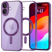 Overboard Komplet ovitkov Electro MagSafe za iPhone 17 - vijoličen + zaščita za zaslon