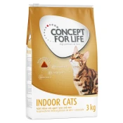 10 % popust na Concept for Life suho mačjo hrano 3 kg! - Indoor Cats - izboljšana receptura!