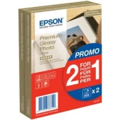 Epson papir 10x15 - 255g/m2 - 2x40 listov - foto premium sijajni (2 za 1 PROMO)