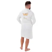 Moški kopalni plašč King White L/XL
