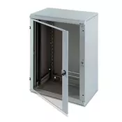 LAN Ormar zidni 9U/400mm, Flatpack, Crni, RXA-09-AS4-BAX-A1