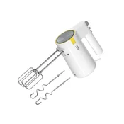 Beko Ručni Mikser HMM 62404 W – 425 W Snage, 4 Brzine + Turbo, Uključen Pribor za Gnječenje i Miješanje, Bijeli